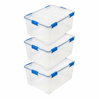 WeatherPro 60 Qt Storage Bins with Lids